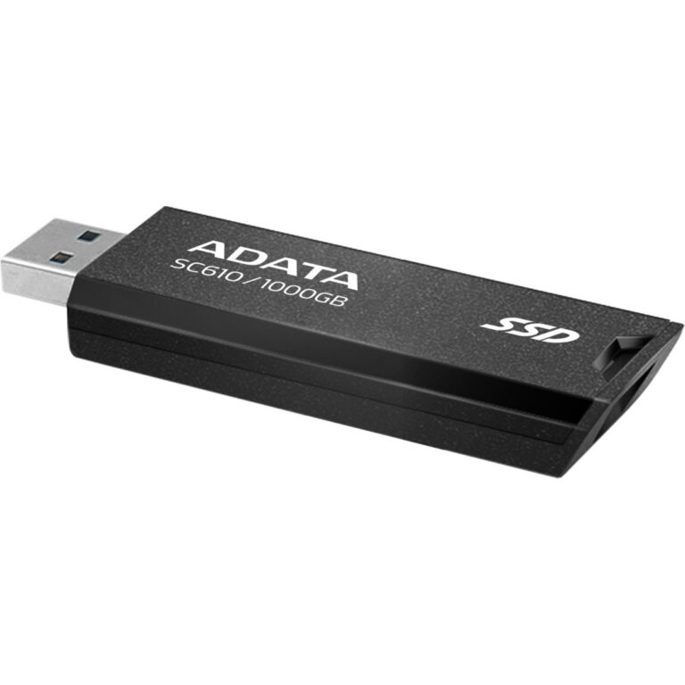 ADATA SC610 1000 GB, Externe SSD - SC610-1000G-CBK/RD technikbar