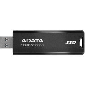 ADATA SC610 2000 GB, Externe SSD - SC610-2000G-CBK/RD technikbar