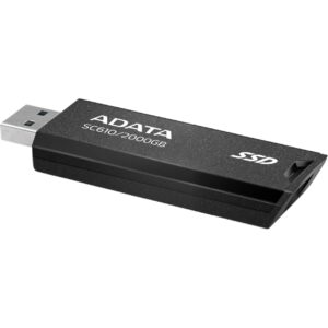 ADATA SC610 2000 GB, Externe SSD - SC610-2000G-CBK/RD technikbar