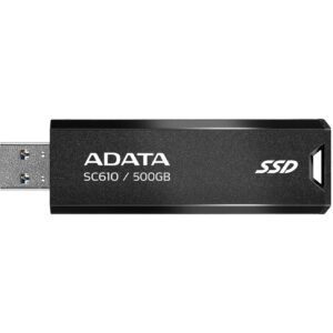 ADATA SC610 500 GB, Externe SSD - SC610-500G-CBK/RD technikbar