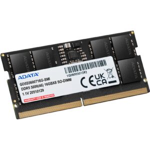 ADATA SO-DIMM 16 GB DDR5-5600 (1x 16 GB), Arbeitsspeicher - GD5S5600716G-SMI technikbar