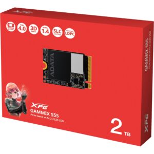 ADATA XPG GAMMIX S55 2 TB, SSD - SGAMMIXS55-2T-C technikbar