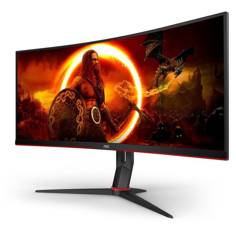 AOC CU34G2XP/BK, Gaming-Monitor technikbar