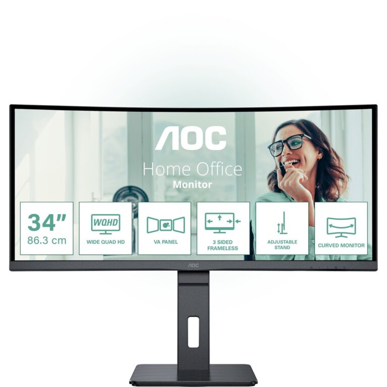AOC CU34P3CV, LED-Monitor technikbar