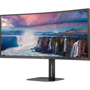 AOC CU34V5C/BK, LED-Monitor technikbar