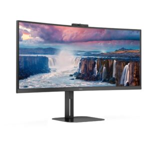 AOC CU34V5CW/BK, LED-Monitor technikbar