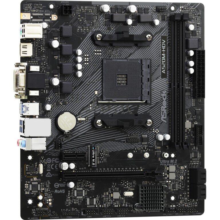 ASRock A520M-HDV, Mainboard - 90-MXBE50-A0UAYZ technikbar