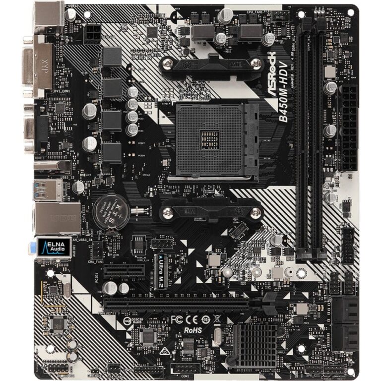 ASRock B450M-HDV R4.0, Mainboard - 90-MXB9N0-A0UAYZ technikbar