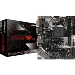ASRock B450M-HDV R4.0, Mainboard - 90-MXB9N0-A0UAYZ technikbar