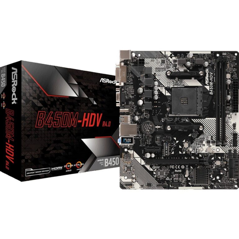 ASRock B450M-HDV R4.0, Mainboard