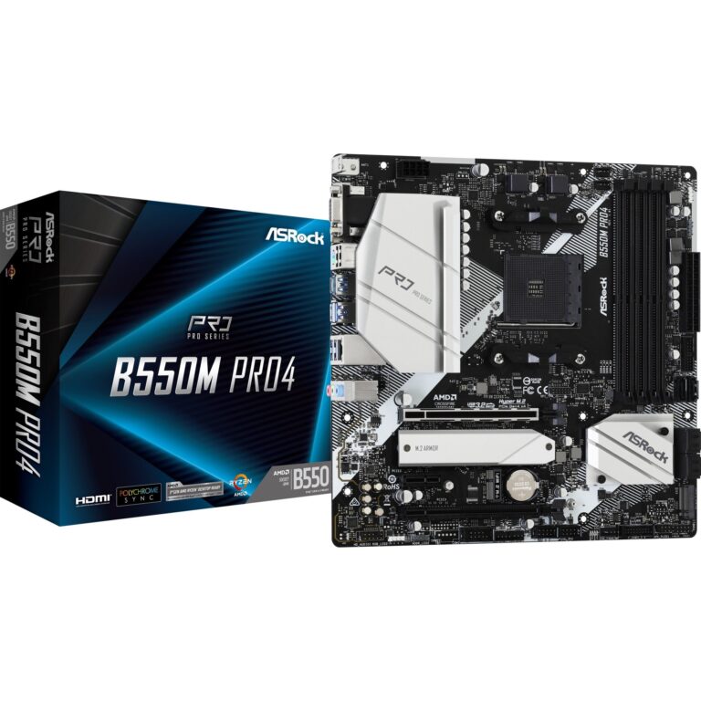 ASRock B550M Pro4, Mainboard - 90-MXBDK0-A0UAYZ technikbar