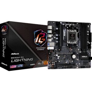 ASRock B650M PG LIGHTNING, Mainboard - 90-MXBMV0-A0UAYZ technikbar