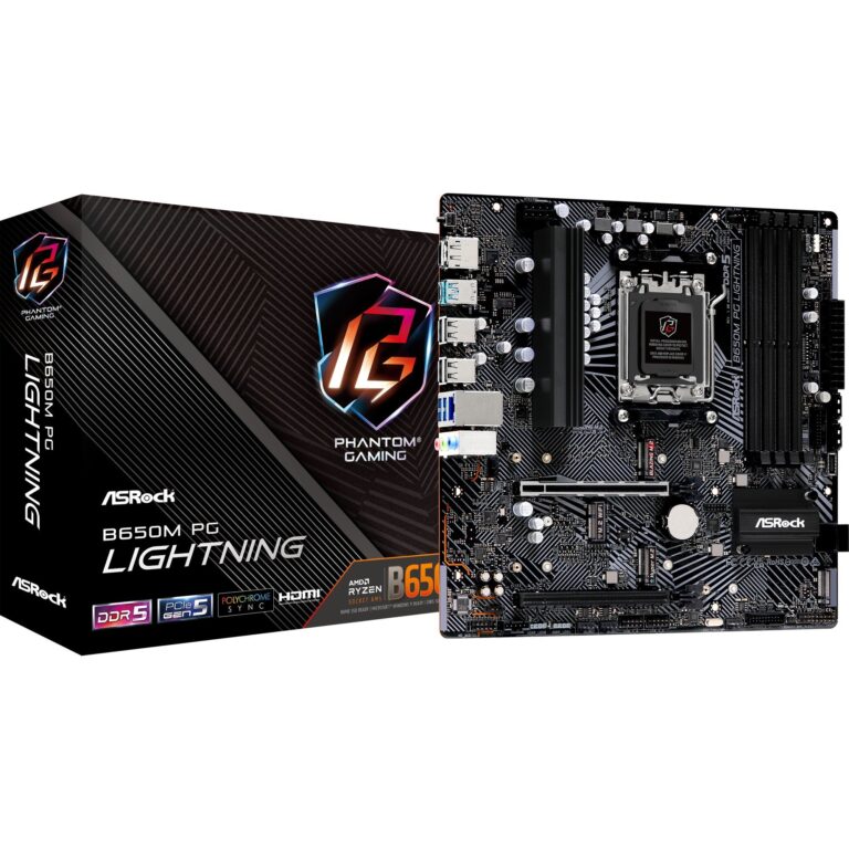 ASRock B650M PG LIGHTNING, Mainboard - 90-MXBMV0-A0UAYZ technikbar