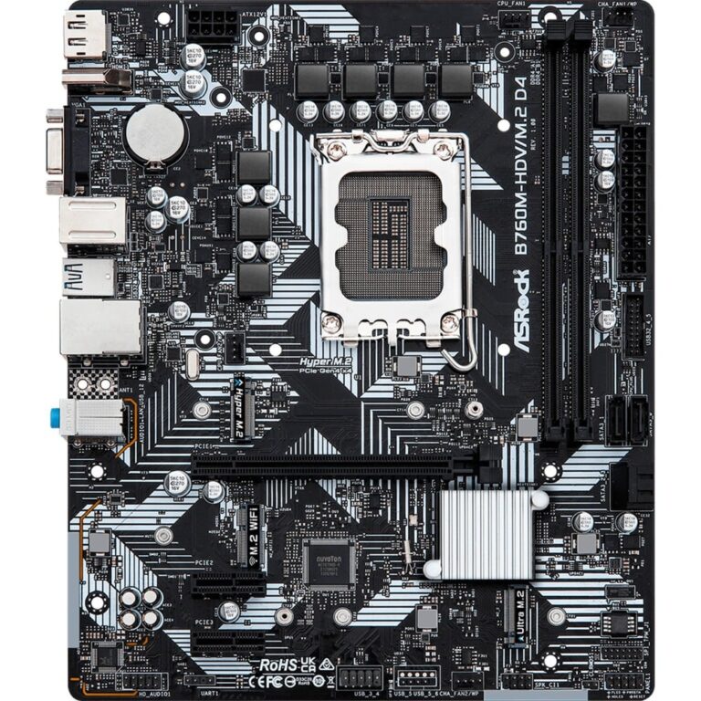 ASRock B760M-HDV/M.2 D4, Mainboard - 90-MXBL40-A0UAYZ technikbar