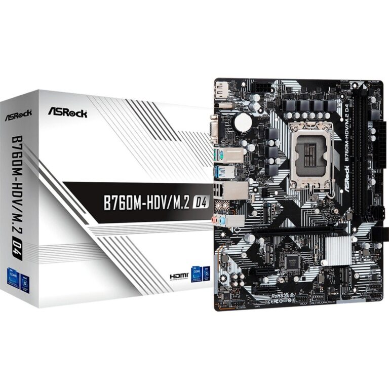 ASRock B760M-HDV/M.2 D4, Mainboard - 90-MXBL40-A0UAYZ technikbar