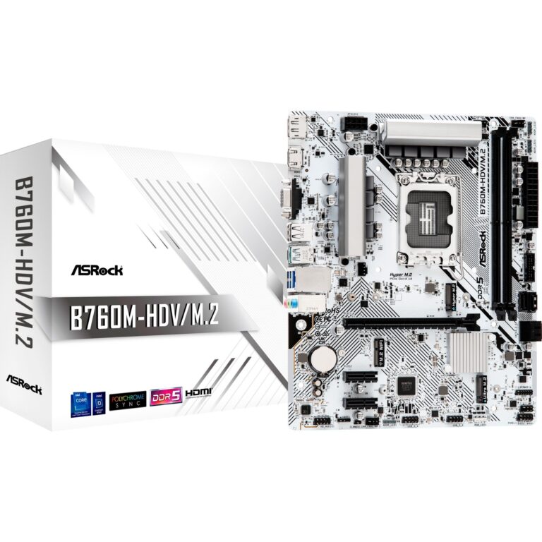 ASRock B760M-HDV/M.2 WHITE, Mainboard