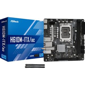 ASRock H610M-ITX/AC, Mainboard - 90-MXBHL0-A0UAYZ technikbar