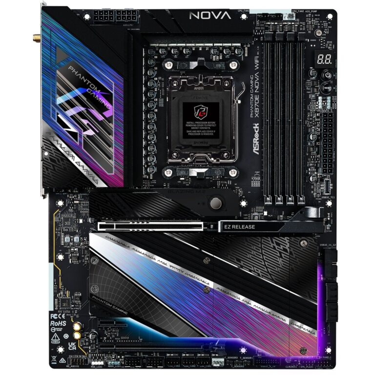 ASRock X870E Nova WiFi, Mainboard - 90-MXBPX0-A0UAYZ technikbar