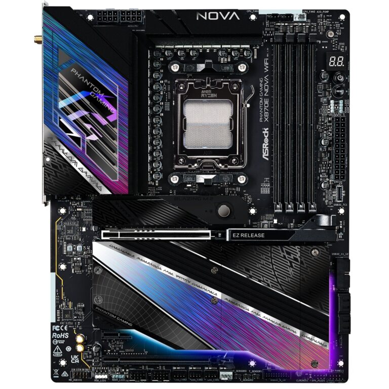 ASRock X870E Nova WiFi, Mainboard - 90-MXBPX0-A0UAYZ technikbar