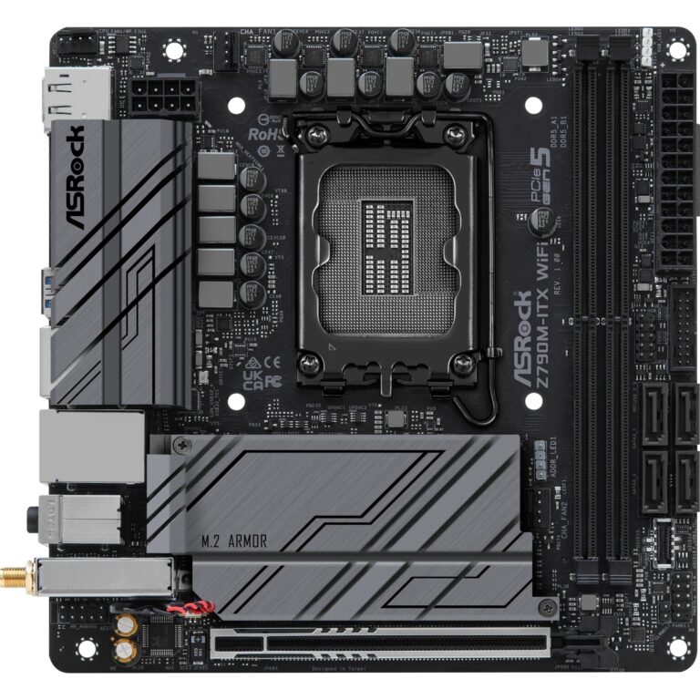 ASRock Z790M-ITX/WIFI, Mainboard - 90-MXBKE0-A0UAYZ technikbar