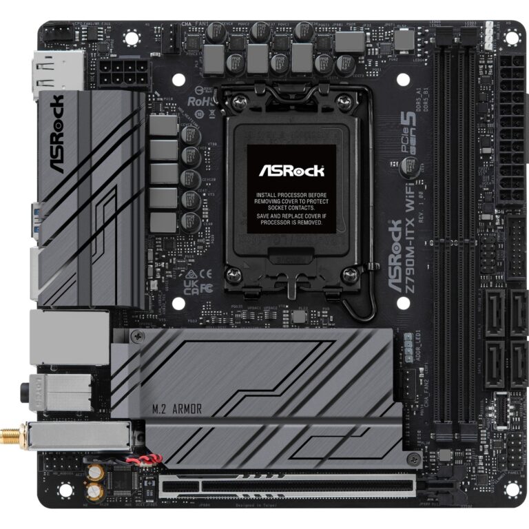 ASRock Z790M-ITX/WIFI, Mainboard - 90-MXBKE0-A0UAYZ technikbar