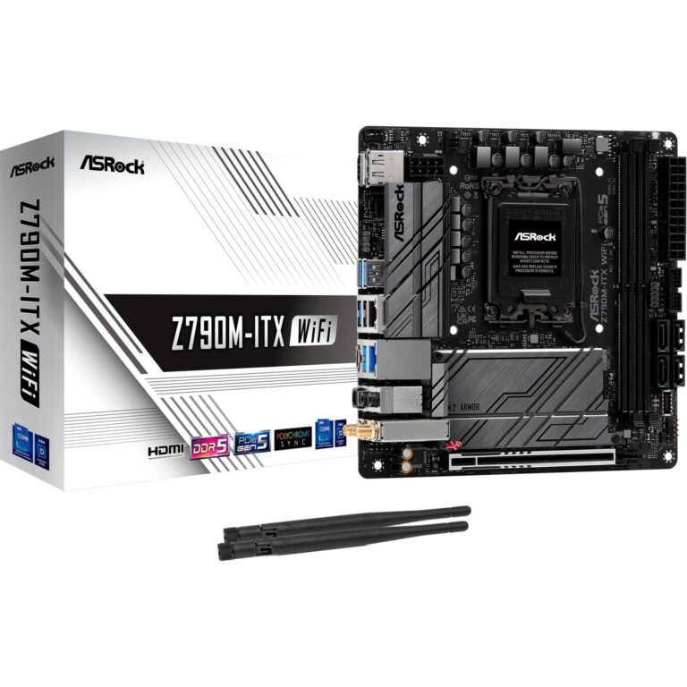ASRock Z790M-ITX/WIFI, Mainboard - 90-MXBKE0-A0UAYZ technikbar