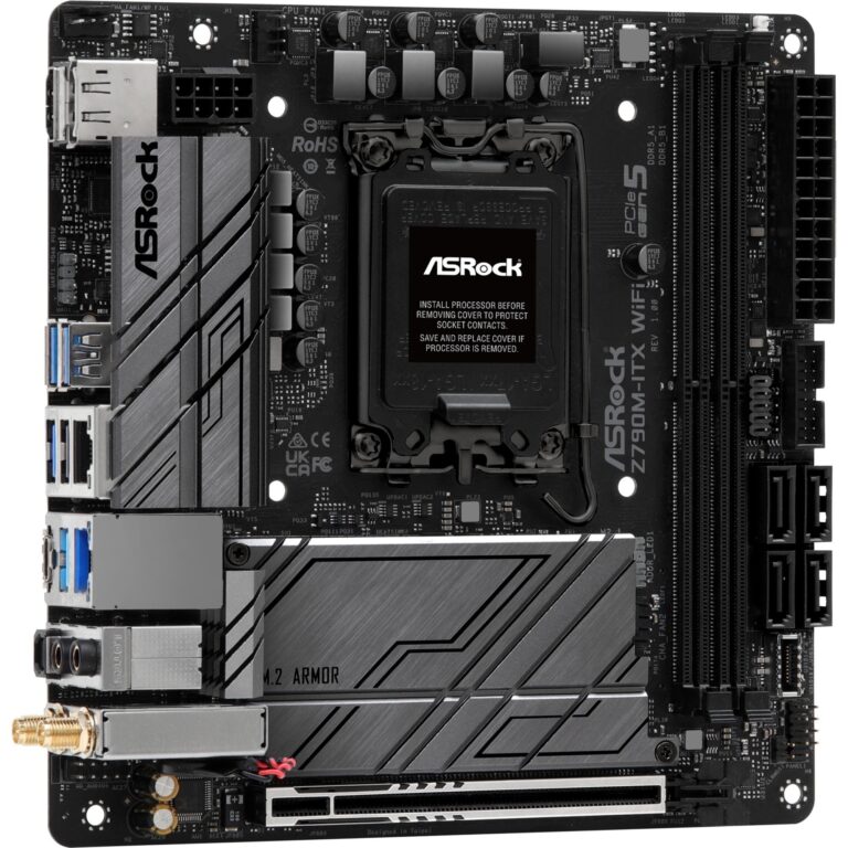 ASRock Z790M-ITX/WIFI, Mainboard - 90-MXBKE0-A0UAYZ technikbar