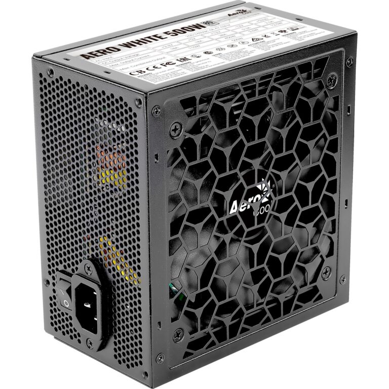 AeroCool AERO 80+ White 500W, PC-Netzteil - ACPW-AR50AEC.11 technikbar