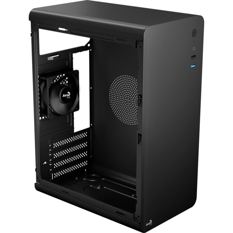AeroCool CS-110-S-BK-v1, Tower-Gehäuse - ACCS-PC18014.11 technikbar