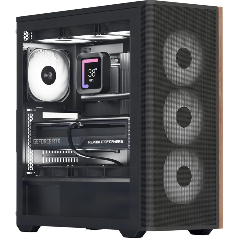 AeroCool D501A-G-BK-v2, Tower-Gehäuse