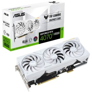 Asus GeForce RTX 4070 Ti SUPER TUF OC WHITE BTF EDITION, Grafikkarte - 90YV0KI0-M0NA00 technikbar