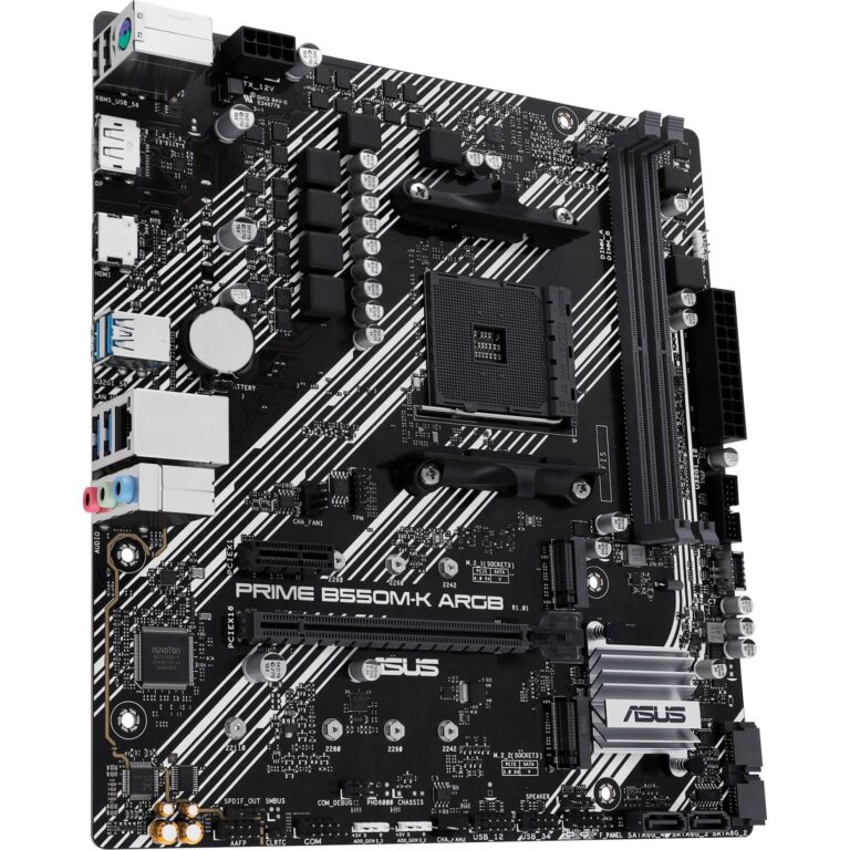 Asus PRIME B550M-K ARGB, Mainboard - 90MB1GC0-M0EAY0 technikbar
