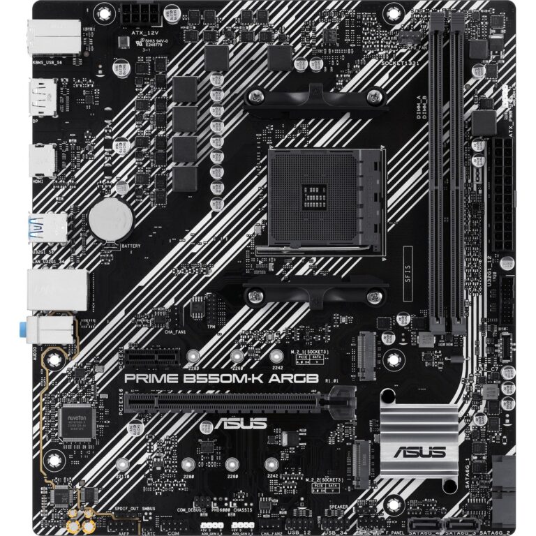 Asus PRIME B550M-K ARGB, Mainboard - 90MB1GC0-M0EAY0 technikbar