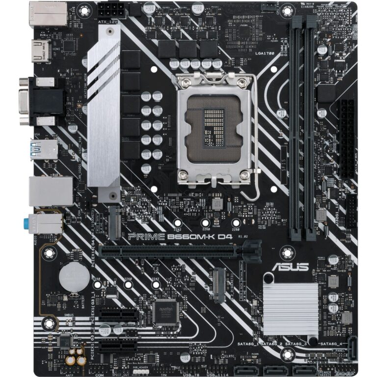 Asus PRIME B660M-K D4, Mainboard - 90MB1950-M1EAY0 technikbar