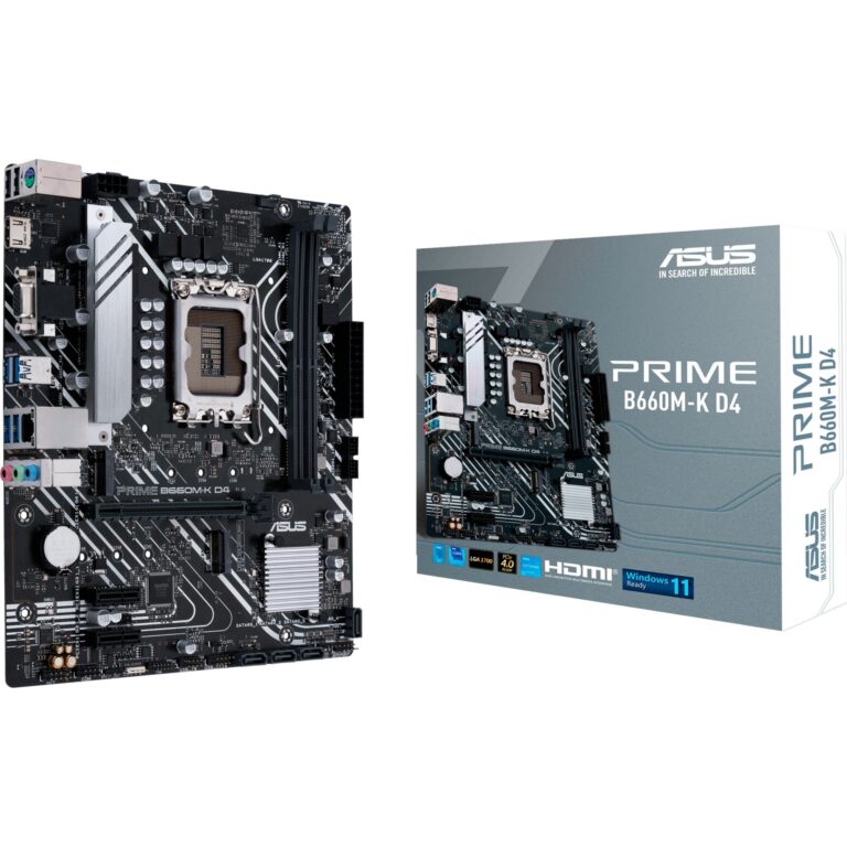 Asus PRIME B660M-K D4, Mainboard - 90MB1950-M1EAY0 technikbar