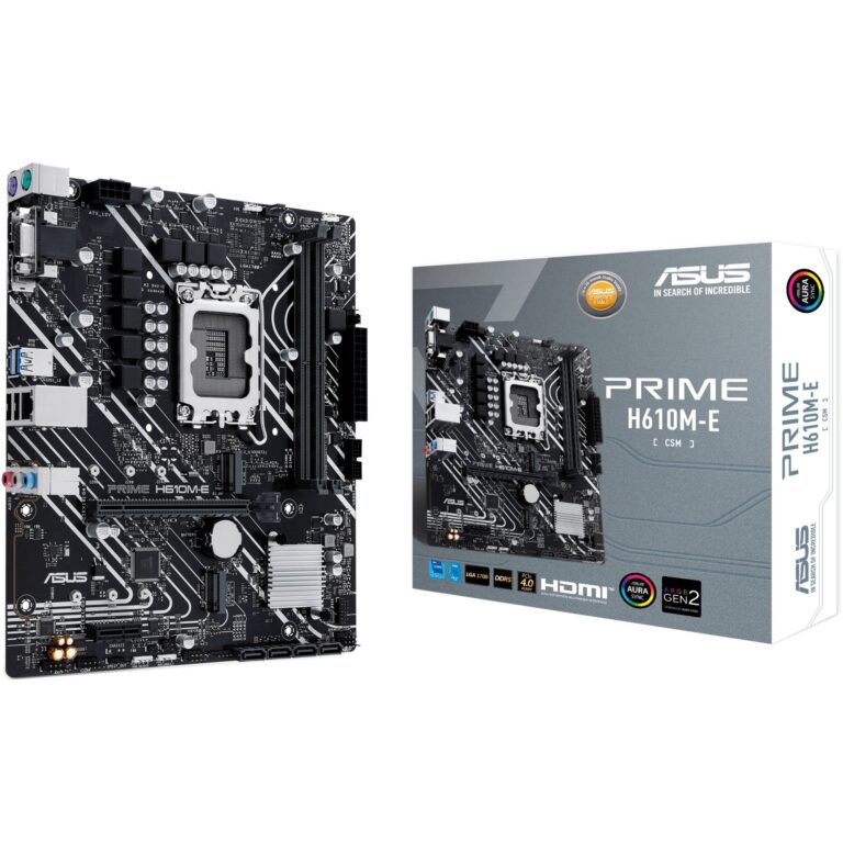 Asus PRIME H610M-E-CSM, Mainboard - 90MB1G10-M0EAYC technikbar