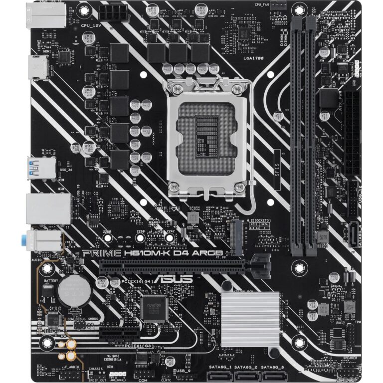 Asus PRIME H610M-K D4 ARGB, Mainboard - 90MB1HN0-M0EAY0 technikbar