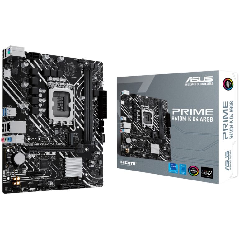 Asus PRIME H610M-K D4 ARGB, Mainboard