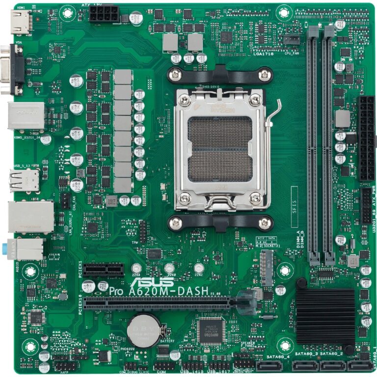 Asus PRO A620M-DASH-CSM, Mainboard - 90MB1GD0-M0EAYC technikbar