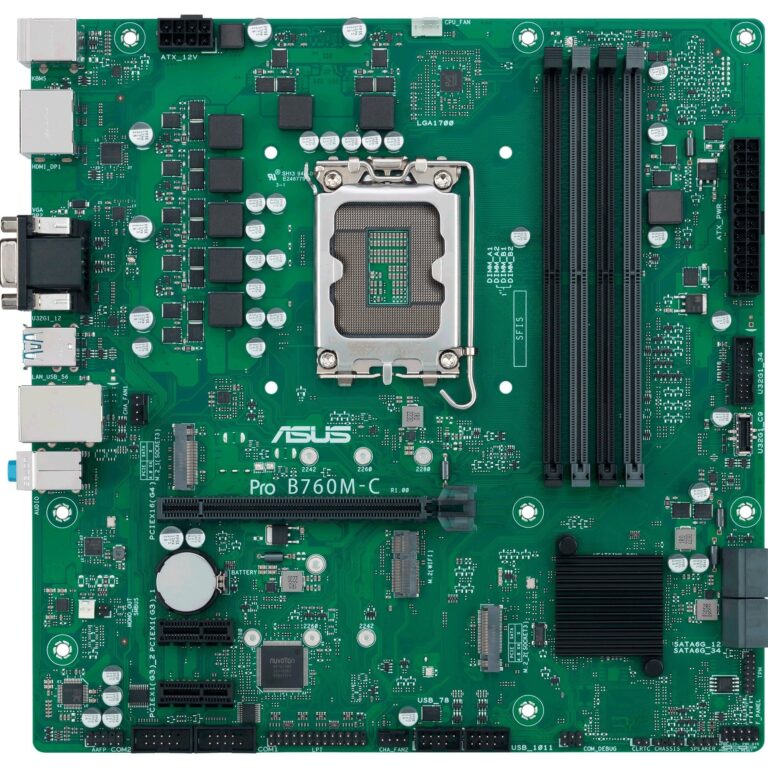 Asus PRO B760M-C-CSM, Mainboard - 90MB1DX0-M1EAYC technikbar