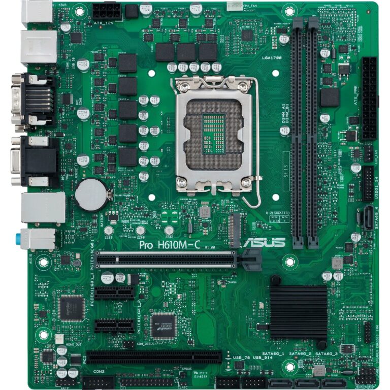 Asus PRO H610M-C-CSM, Mainboard - 90MB1AT0-M0EAYC technikbar