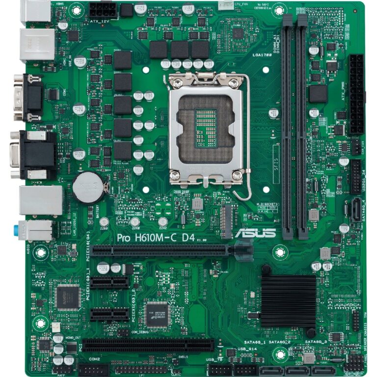 Asus PRO H610M-C D4-CSM, Mainboard - 90MB1A30-M0EAYC technikbar
