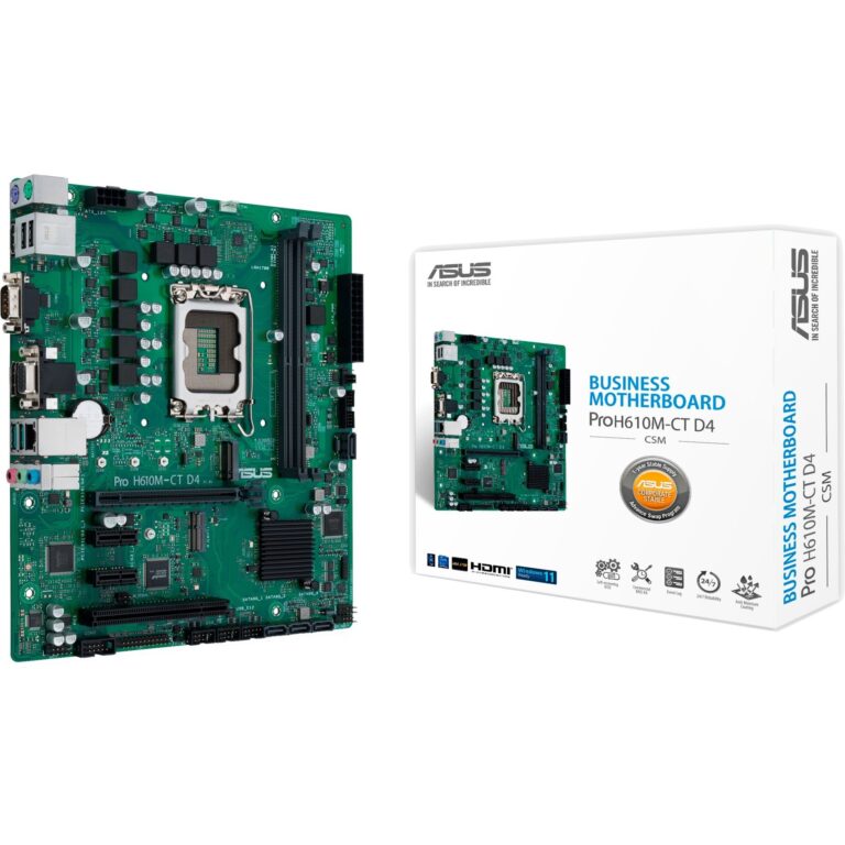 Asus PRO H610M-C D4-CSM, Mainboard - 90MB1A30-M0EAYC technikbar