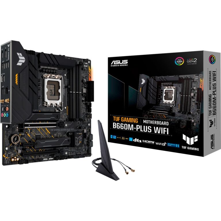 Asus TUF GAMING B660M-PLUS WIFI, Mainboard - 90MB1AZ0-M1EAY0 technikbar