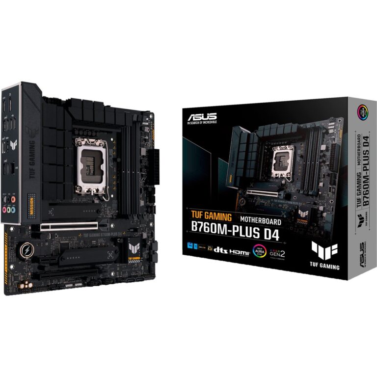 Asus TUF GAMING B760M-PLUS D4, Mainboard - 90MB1DI0-M1EAY0 technikbar