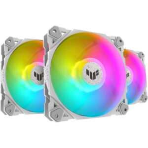 Asus TUF Gaming TF120 ARGB-Gehäuselüfter White Edition 3IN1 - 90DA0033-B09030 technikbar