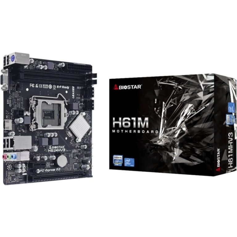 Biostar H61MHV3, Mainboard technikbar