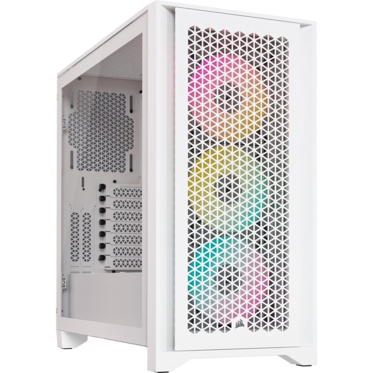 Corsair iCUE 4000D RGB AIRFLOW True White, Tower-Gehäuse