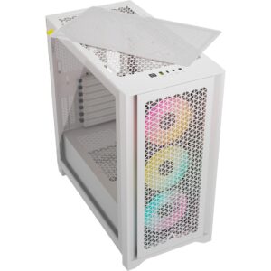 Corsair iCUE 4000D RGB AIRFLOW True White, Tower-Gehäuse - CC-9011241-WW technikbar