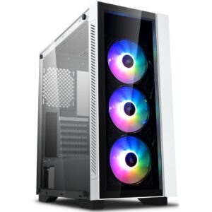 DeepCool Matrexx 55 V3 ADD-RGB WH 3F, Tower-Gehäuse - DP-ATX-MATREXX55V3-AR-WH-3F technikbar